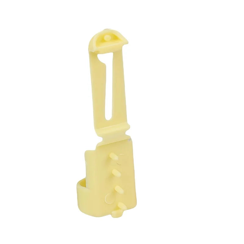1pc Crochet Tension Ring - Yarn Guide Ring - Companion Ring - Crochet Knitting Tool for Household Knitting Accessory Qme Yellow