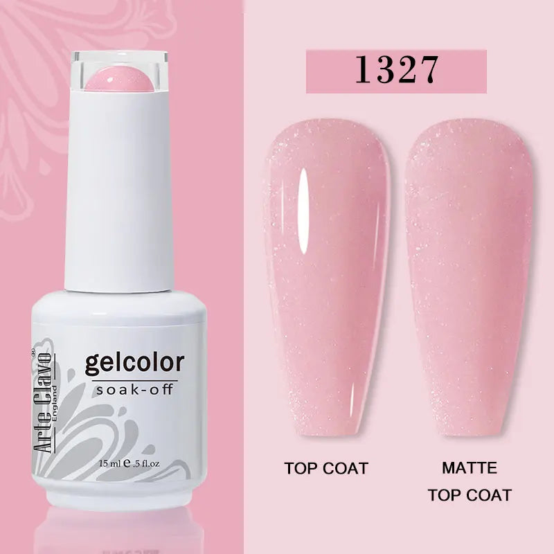 Arte Clavo Transparent Nude Pink Jelly Gel Nail Polish Semi Permanent