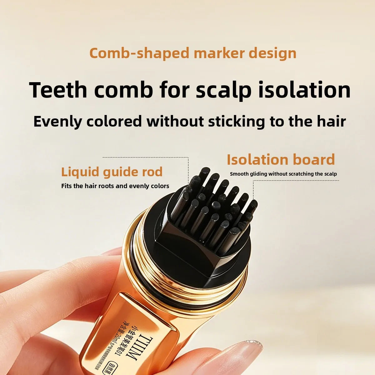 Hair Root Touch Up Pen Brush Waterproof Grey Coverage Quick Dry Qme