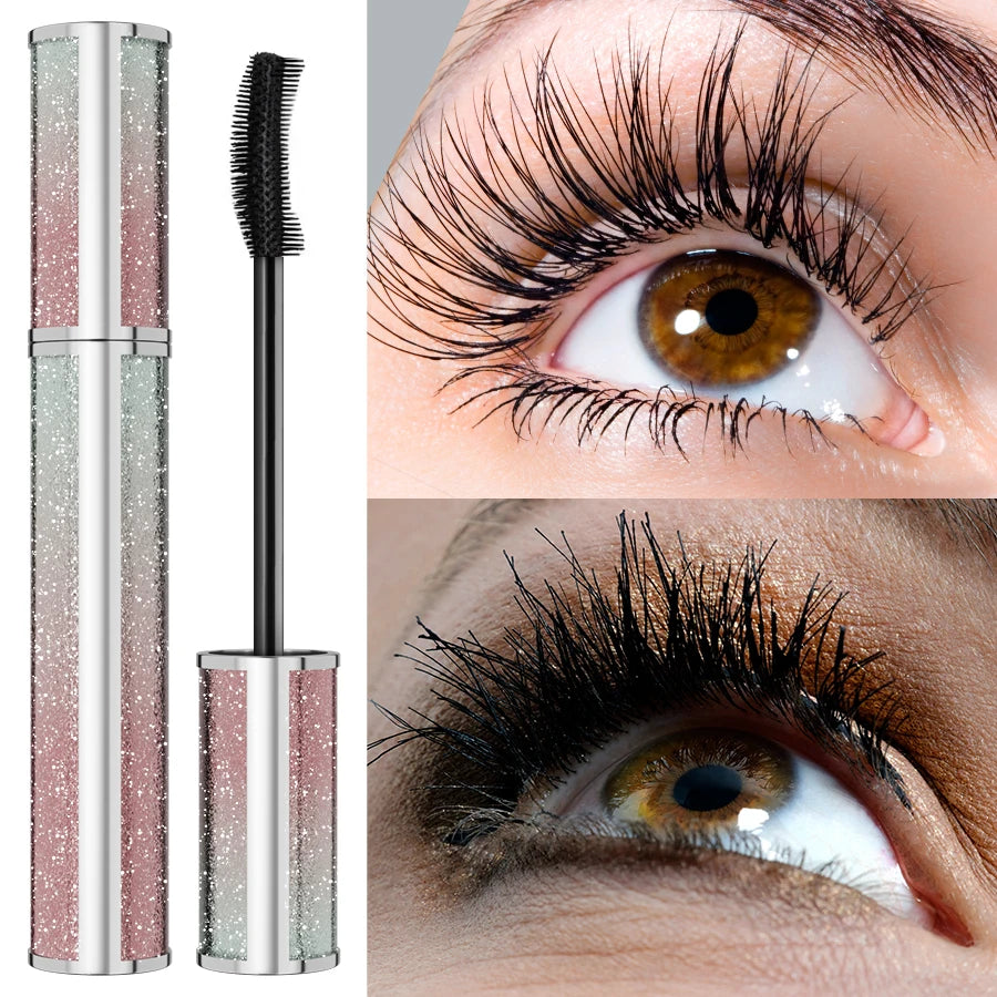 Black Waterproof Mascara All Lengthening Make Up Products Eyelash Qme
