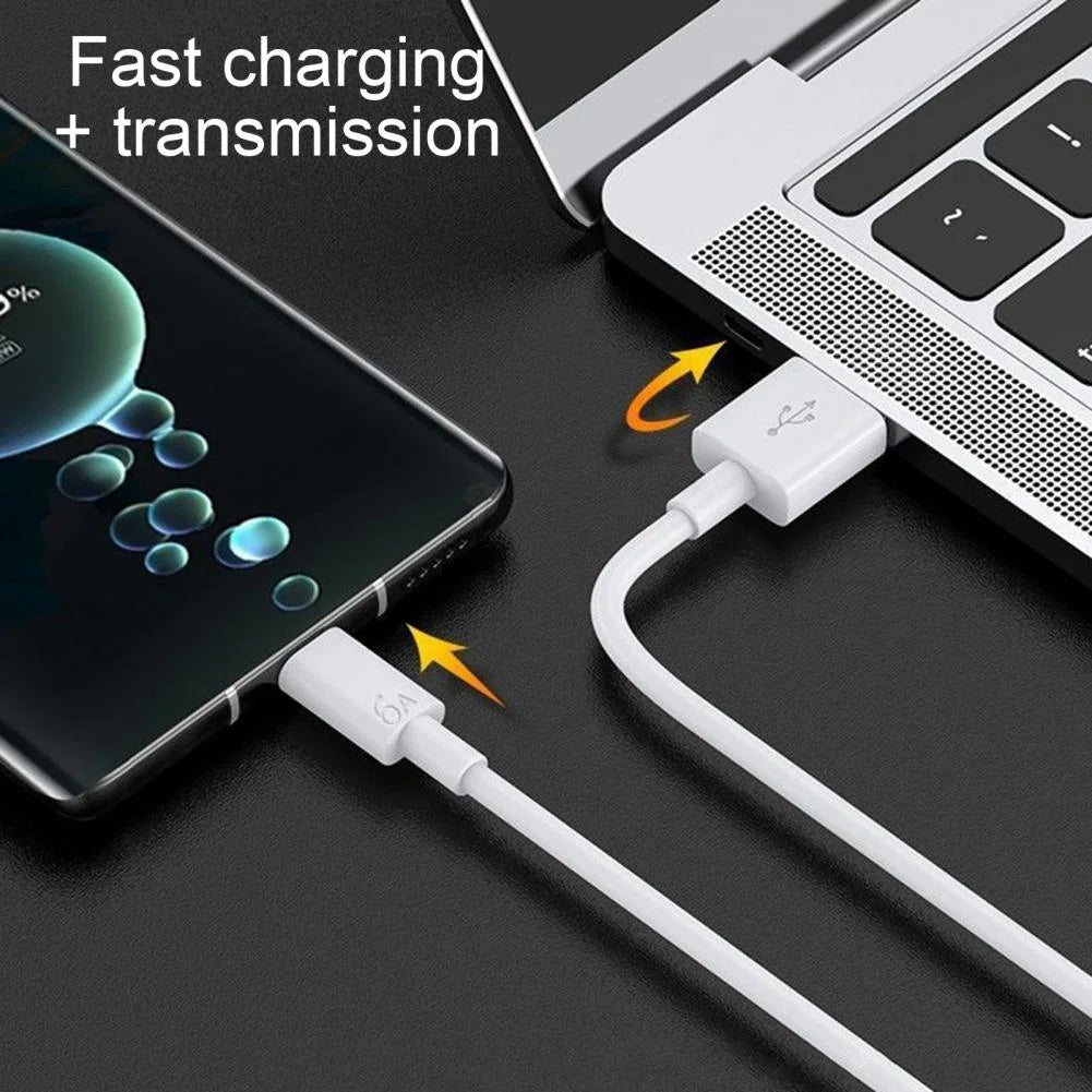 66W Universal USB to Type C Cable 0.25/1M/1.5M/2M Fast Charging Cable PD Quick Charge 3.0 For Android Huawei P30 Honor Data Cord Qme