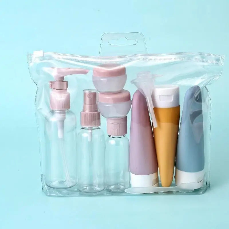 Perfume Bottle Refillable Spray Lotion Shampoo Shower Tube Bottling Qme A1