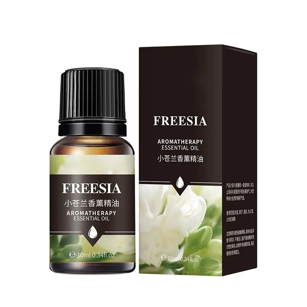 10ml Essential Oils For Aroma Diffuser AirHumidifier Home Water-soluble Lavender Rose Eucalyptus White Peach Oolong Qme Freesia