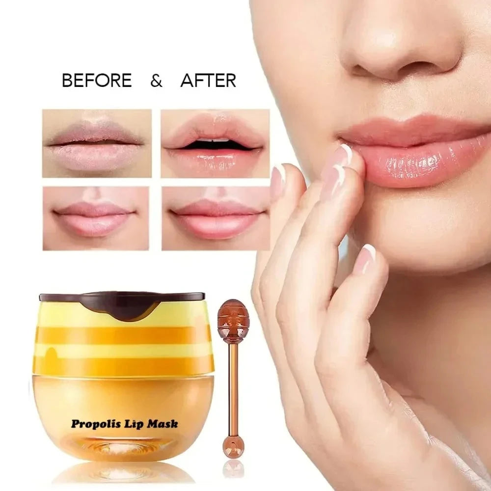 Lip Sleep Mask Night Maintenance Moisturizing Gloss Bleach Cream Qme
