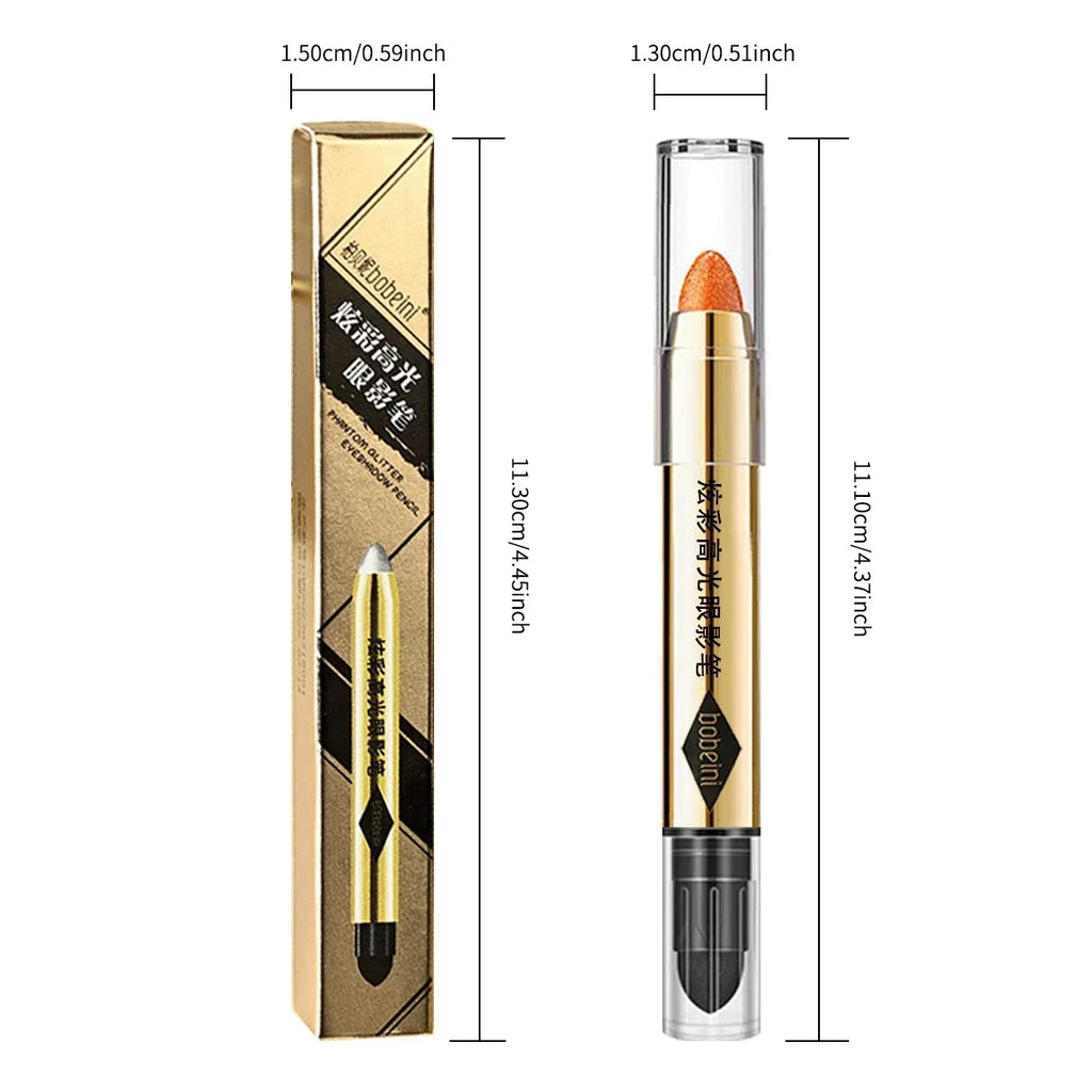 6 Colors Double-ended Eyeshadow Stick Waterproof Long-lasting Matte Qme