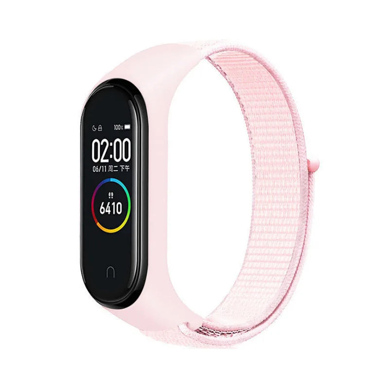 Durable Nylon Loop Watch Strap Freely Adjustable Velcro Xiaomi Mi