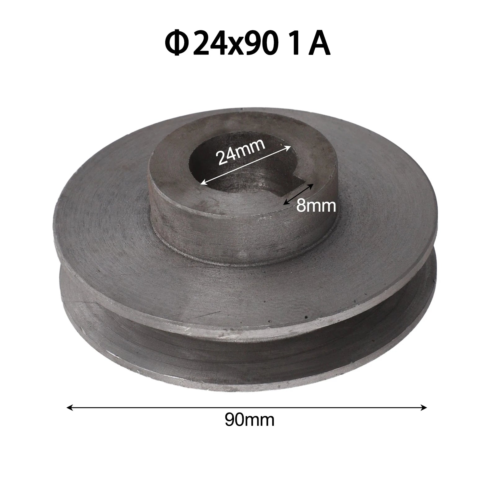 1 Pc V-Belt Pulley A Type Sinlge Slot Pulley Motor Wheel Cast Iron Dia Main Shaft Wheel Air Pump Parts Power Tool Accessory Qme
