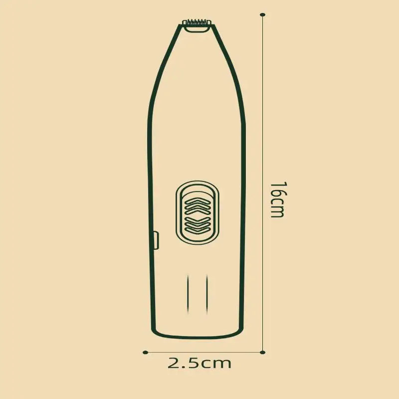 USB Rechargeable Pet Foot Grooming Razor Hair Trimmer Dog Cat Qme