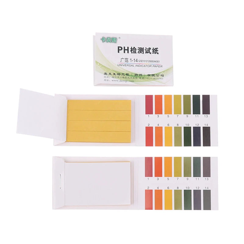 5books Ph Test Strips Professional 1-14 Litmus Paper Water Cosmetics Qme