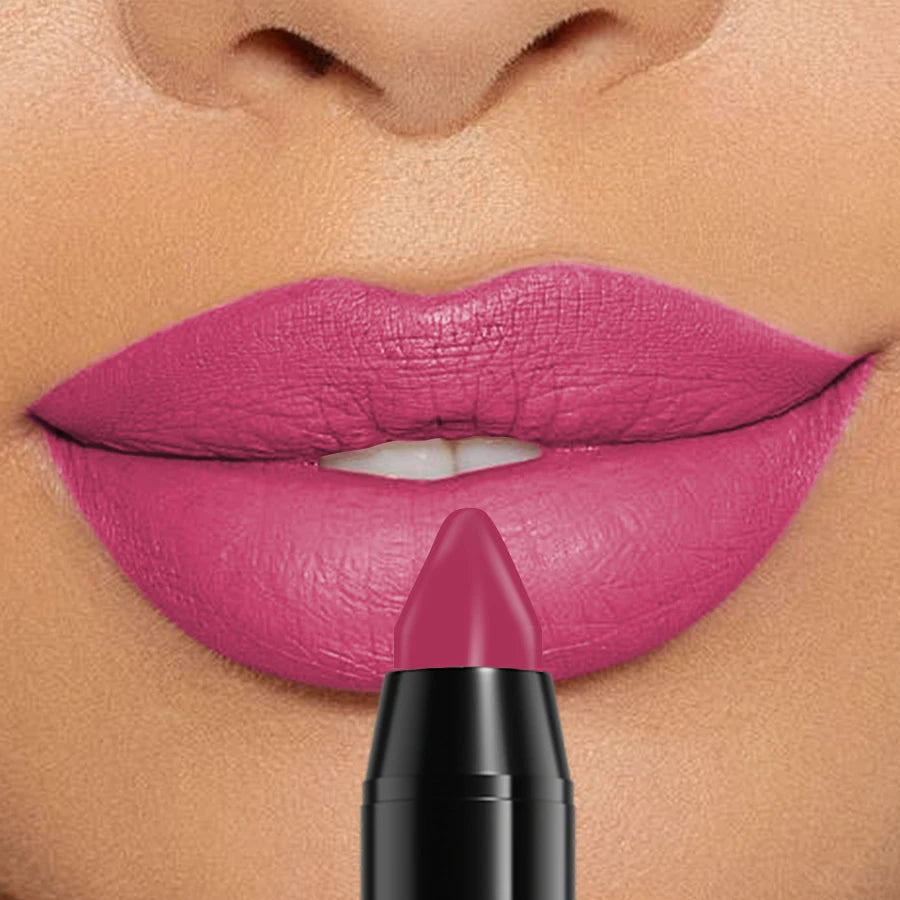 15 Colors Nude Velet Matte Lipstick Pen Waterproof Long Lasting Red Qme