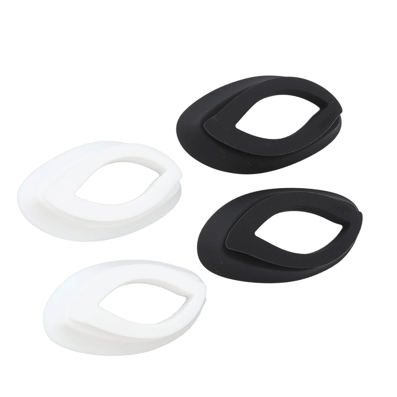 LED Facial Cover Eye Cover Silicone Professional Portable Photon Facial Cover Eye Cover 1 Pair for Beauty Salon for Women Qme