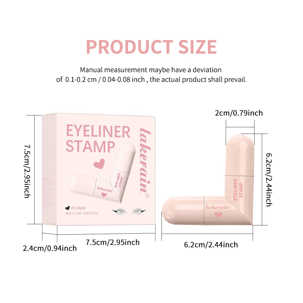 Eyeliner Pen Integrated Stamp Precise Application Waterproof Qme
