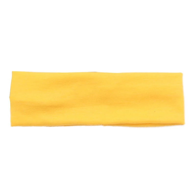 Simple Hairband Elastic Sports Headbands Headdress Quick Dry Workout Qme Gold 36pcs