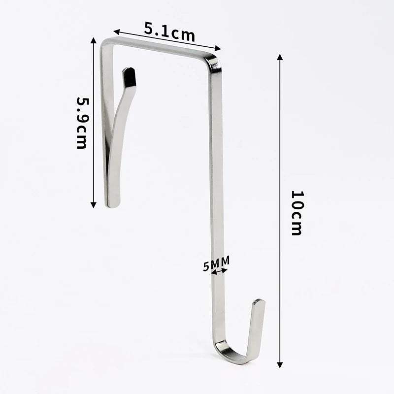 Kitchen Towels Hats Hanging Organizer Bathroom Multi-purpose Hooks 5 Qme