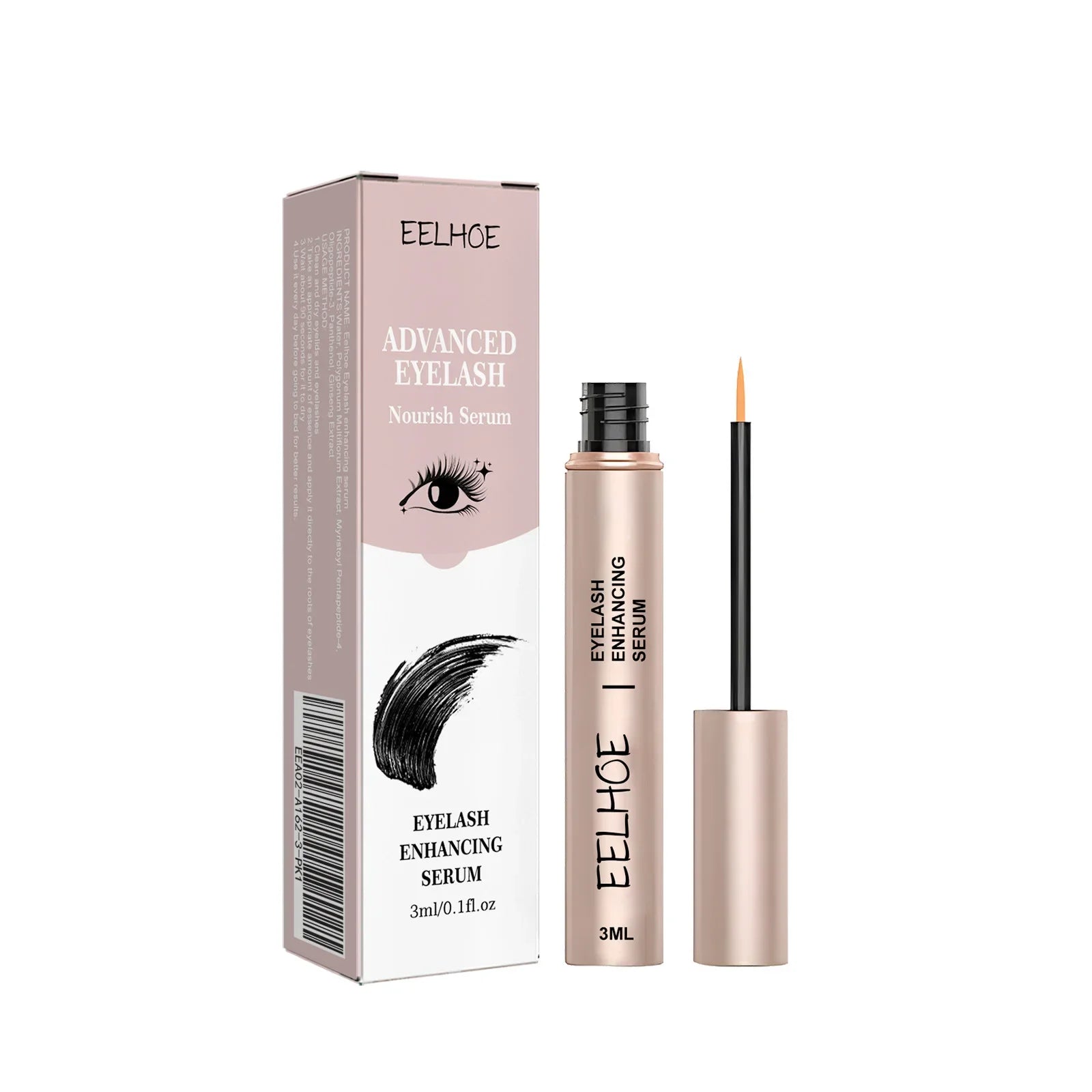 Eyelash Enhancer Serum Lifting Eyelashes Mascara Fuller Thicker Natural Lashes Longer Lengthening Nourishing Eyebrow Essence Qme 1pcs 3ml boxed