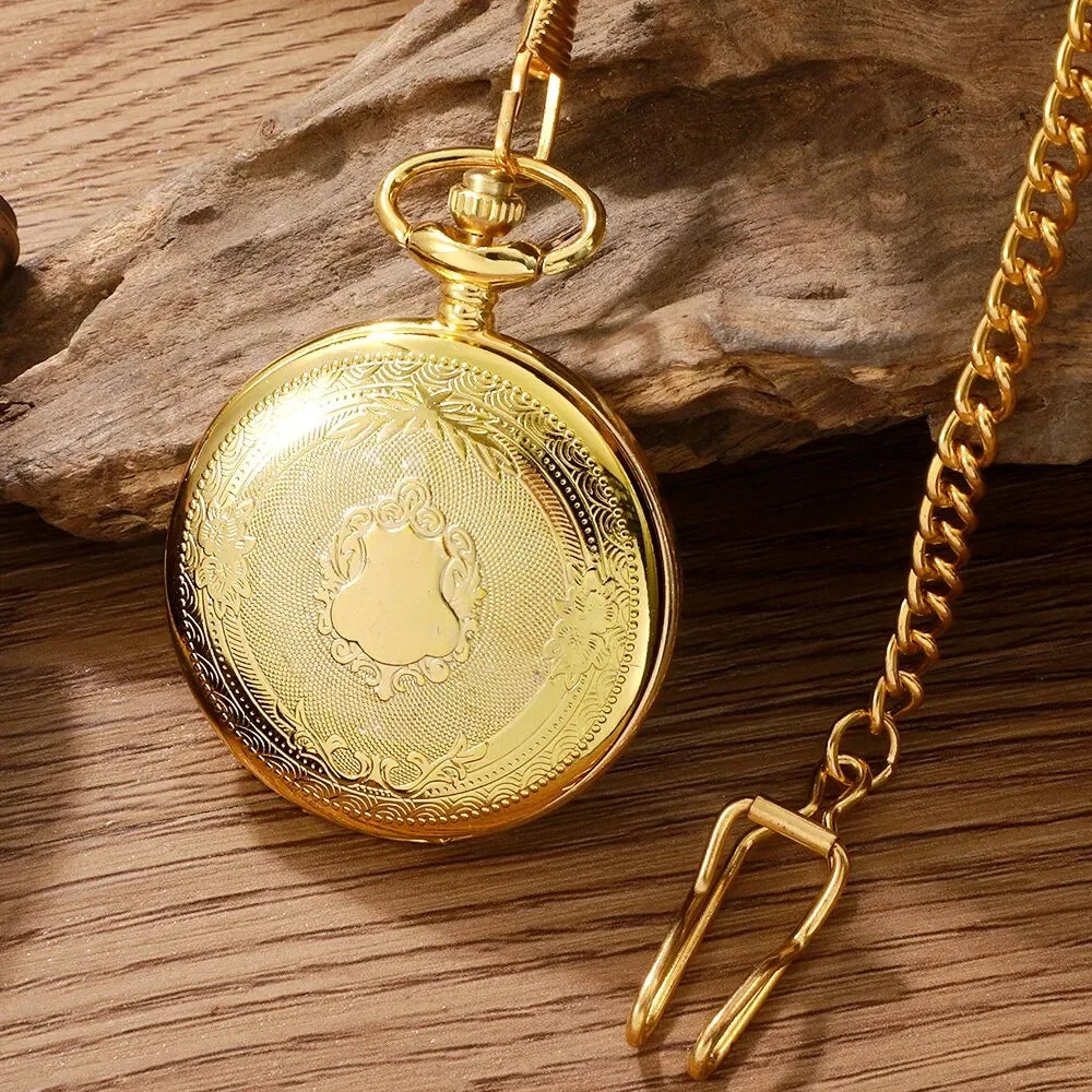 1 pcs quartz pocket watch for men and women, antique steampunk, vintage pocket watch Qme