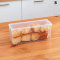 Cake Containers Airtight Box Refrigerator Clear Kitchen Bread Qme B