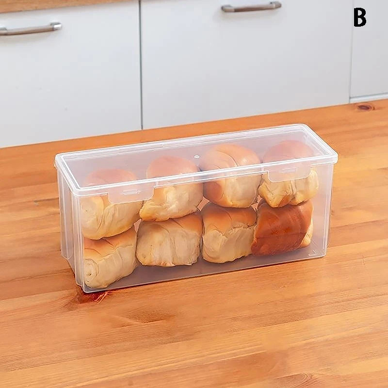 Cake Containers Airtight Box Refrigerator Clear Kitchen Bread Qme B