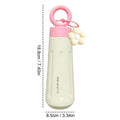 Metal Water Bottle Leakproof Stainless Steel Tumbler Cute Coffee Cup Qme CN 450ML White