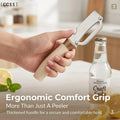 1 Stainless Steel Flat Edge Peeler Fruits Vegetables Kitchen Qme Default Title