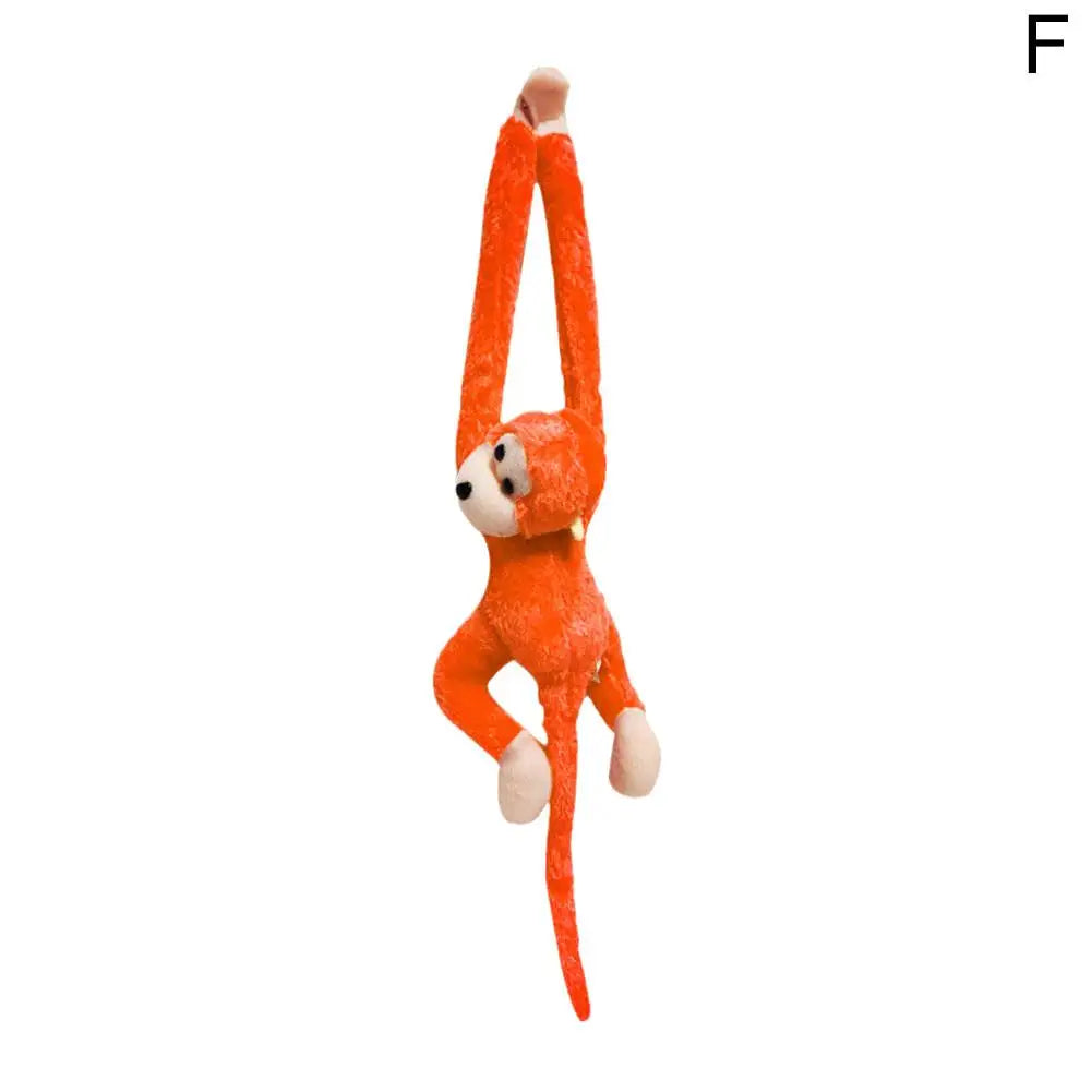 Plush Monkey Toy Stuffed Animal Cute Long Arm Tail Monkey Plush Toy Long Hands Monkey Mascot Room Curtain Decor Kids Toys Qme E