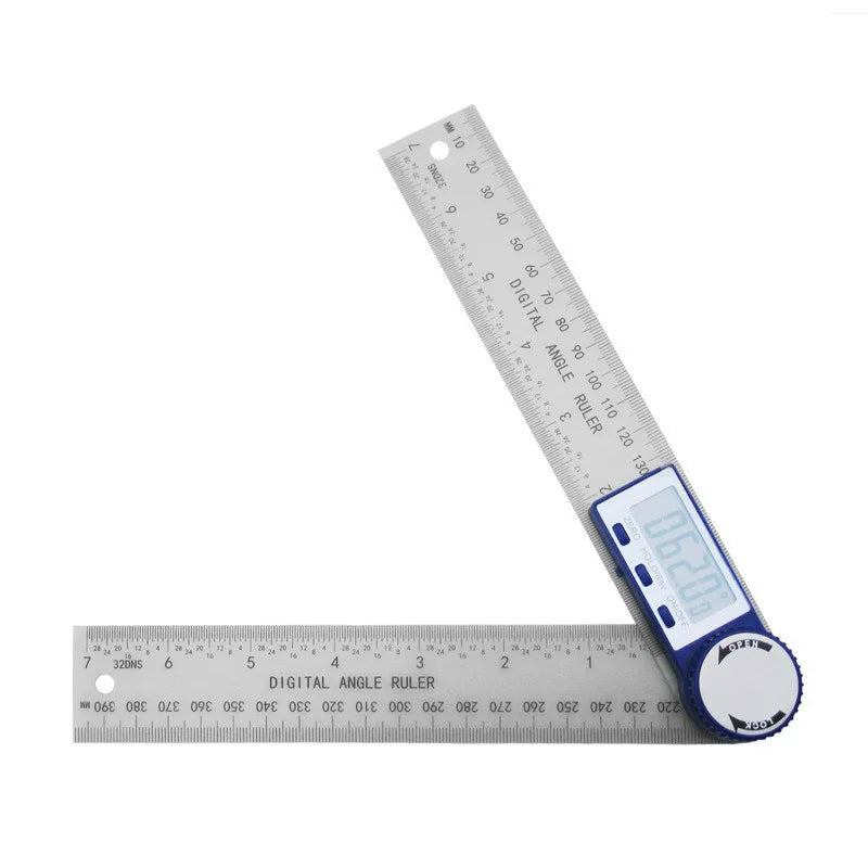 1 Digital Angle Detector Scale Suitable Woodworking Measurement Tools Qme White