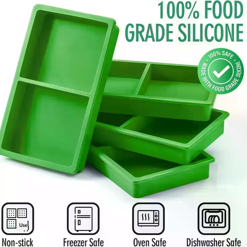 Silicone Tray Dividers Silicone Food Molds For Freeze Dryer Accessories Stackable Kitchen Baking Supplies Qme