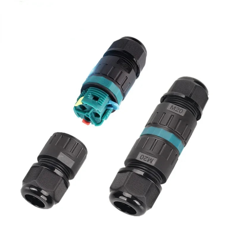 5pcs 3-core Quick Press Cable Conector, 5 - 14mm, 5 - 9mm, IP68 Waterproof, Outdoor, 450V 24A Cabl Connectors Qme