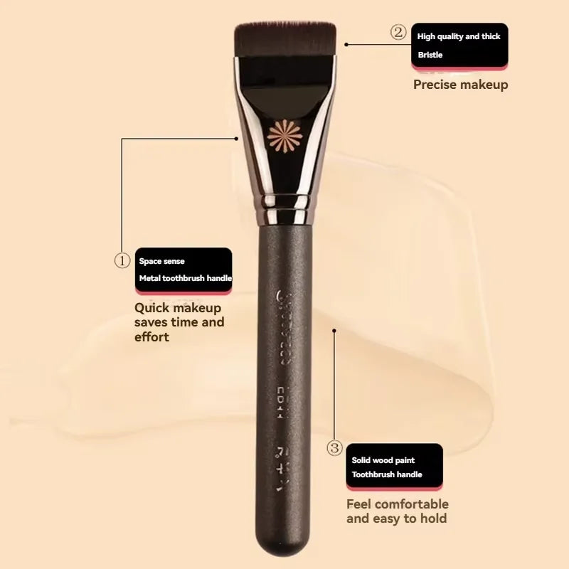 Professional Makeup BrushUltra Thin Foundation Brush Lightweight Foundation Brush Blending Concealer Soft Facial Mask Mud Brush Qme