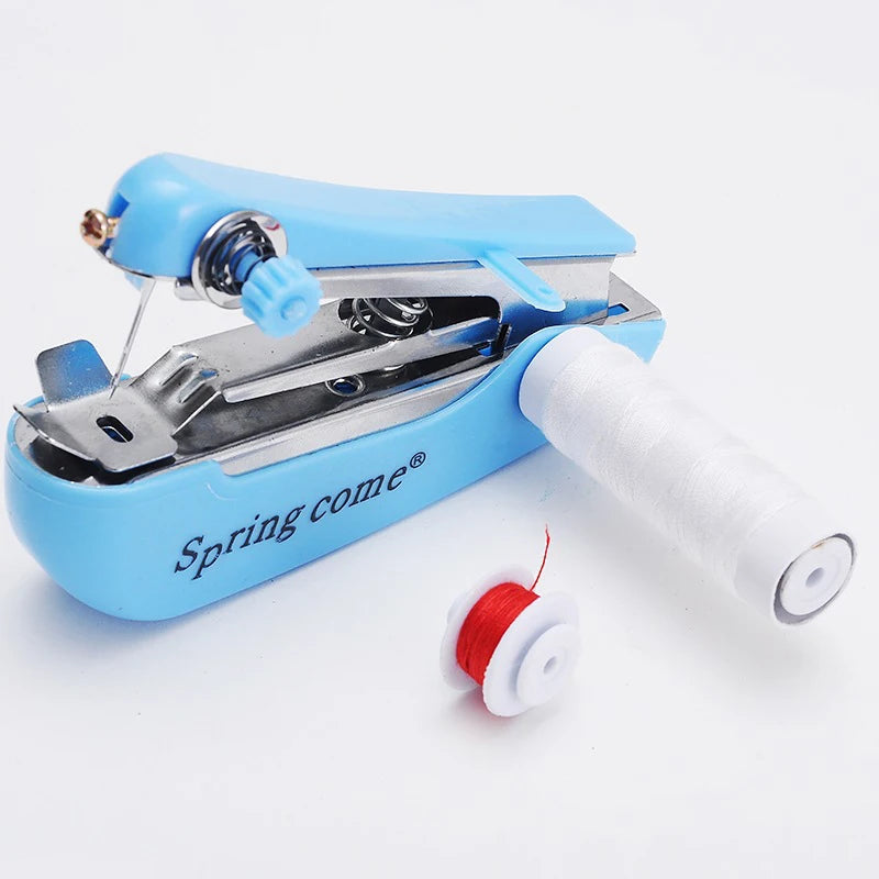 Random Mini Sewing Machine Needlework Cordless Handheld Clothes Qme