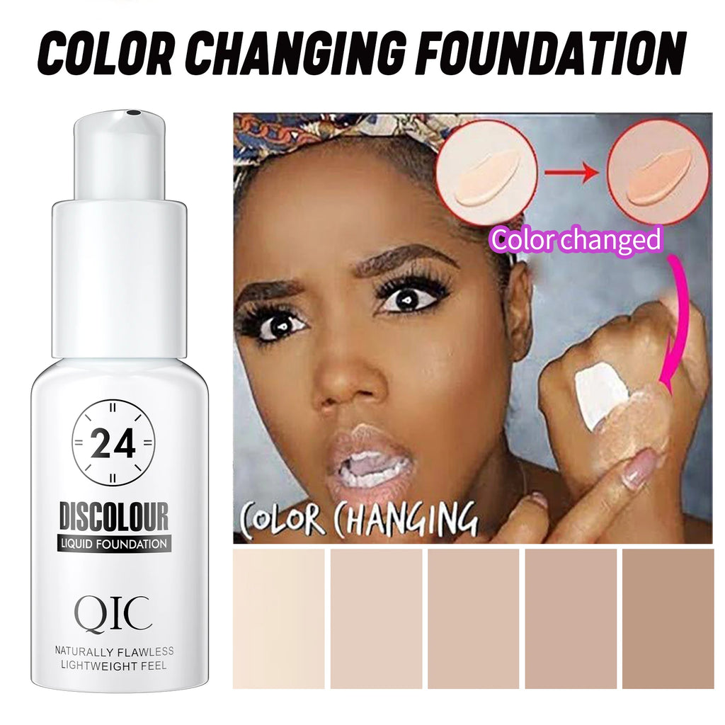 Foundation Magic Color Changing Foundation Liquid Soft Matte Long Lasting Hydrating Makeup Base Qme