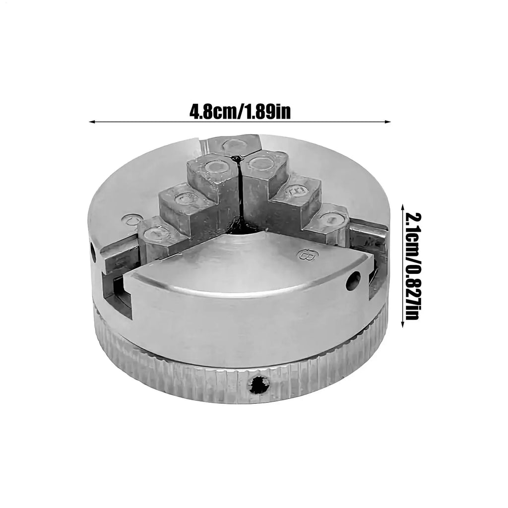 3 Jaw Lathe Chucks 3 Jaw Lathe Chucks for Woodturning Self-Centering Precision Collet Drill Accessories for Industrial Workshop Qme