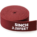 5inch X 3.28 Feet Chestnut Red Universal Scouring Pad Roll,Used for Paint Primer Pre-Treatment, and Surface Preparation Qme Default Title