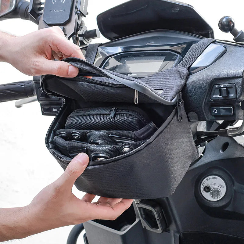 Waterproof Motorcycle Bag Multi-use Commuter Leisure Saddlebag Bike Qme
