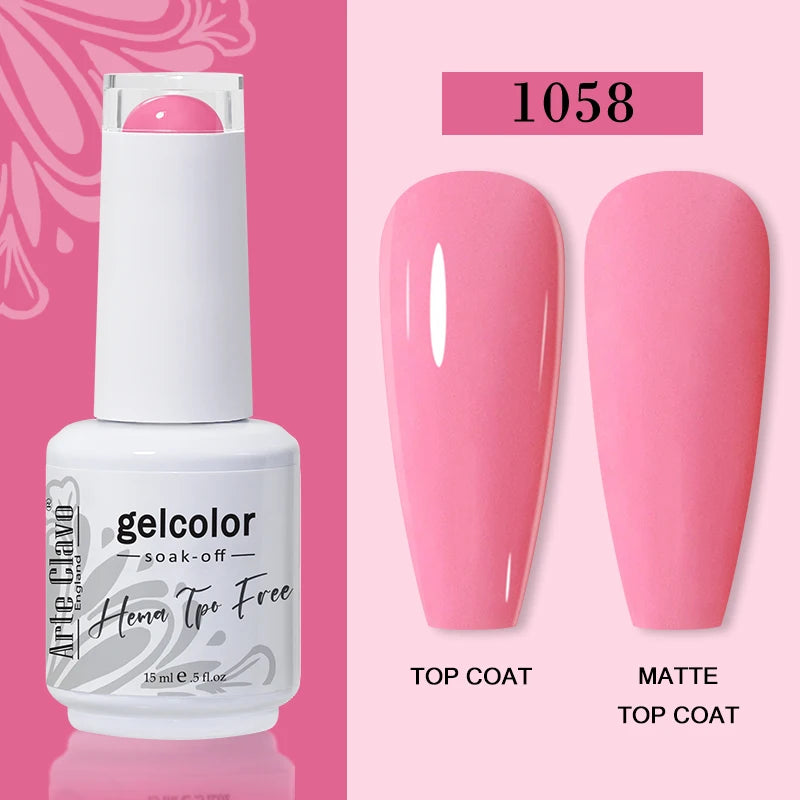 Arte Clavo HEMA TPO Soak Off UV LED Nail Gel Polish 108 Colors