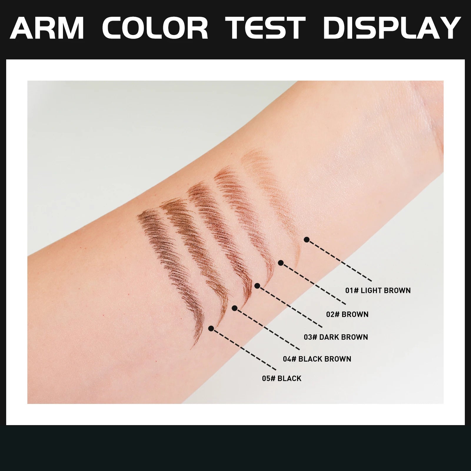 Microblading Eyebrow Pen 1 Waterproof Pencil Brush Professional Qme