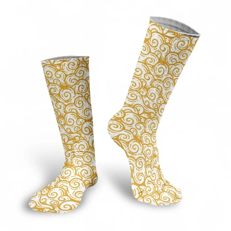 Anime Ninja Men's Women's Cloud Socks Elegant Design Cartoon Colorful Qme type3 One Size