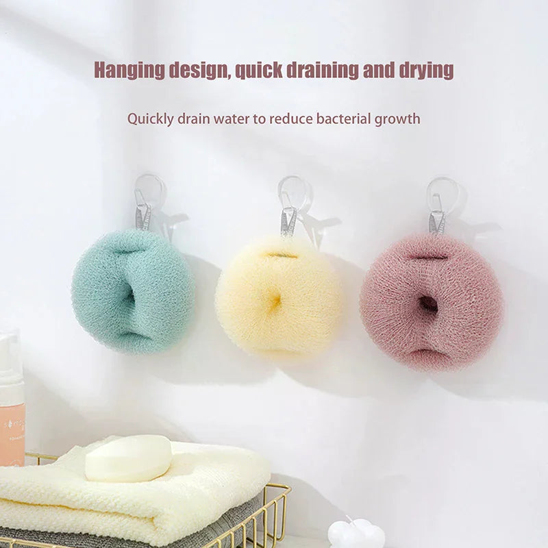 Japanese-Style Massage Bath Ball Bath Scrubber Back Scrub Towel Painless Bathing Experience Qme
