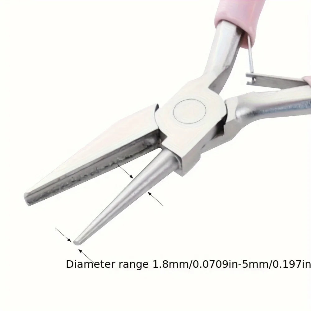 Jewelry Making Plier Beadsmith Concave Nose Pliers - Steel Wire Rings and Bending Tools - Jewelry Making Tools Metal Ring Making Qme