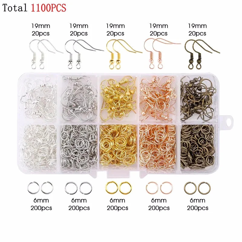 Alloy Accessories Jewelry Findings Earring Making Lobster Clasp Open
