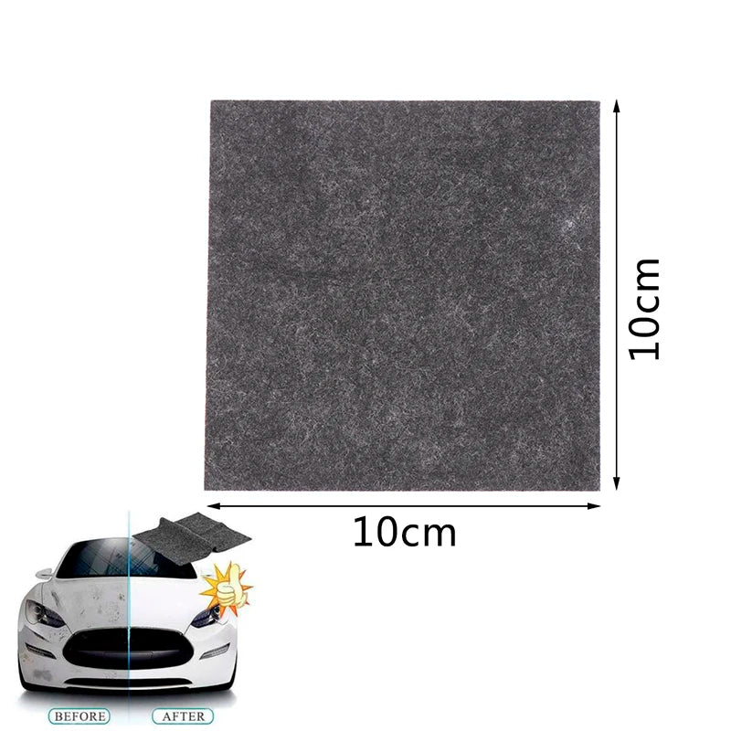Magic Car Scratch Repair Cloth Nano Surface Scuffs Fix Remover Qme 10x10cm