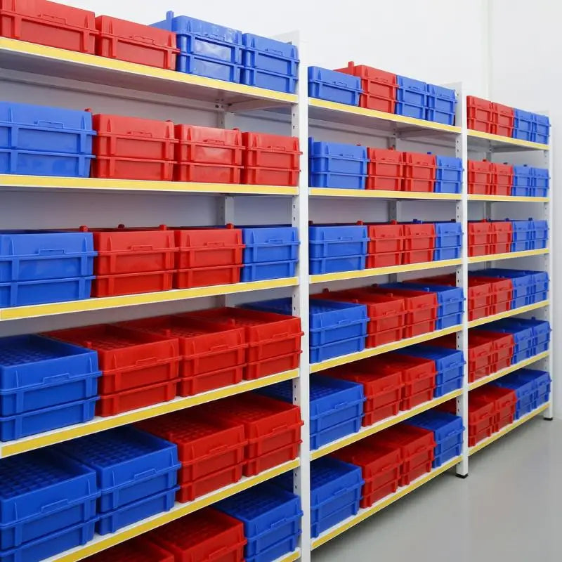 Thickened Plastic Lithium Battery Storage Box 18650 Cells Divided Qme