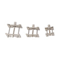 3pcs/Set Metal Watch Movement Fixed Base Holder Watchmaker Accessory Repairing Tool Watch Movement Holder Watch Repair Tool Qme as show