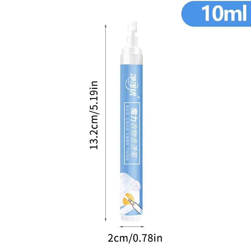 10ML Instant Stain Remover Pen & Spot Cleaner Portable Travel-Friendly For Clothes, Works On Food & Drink Stains Qme A