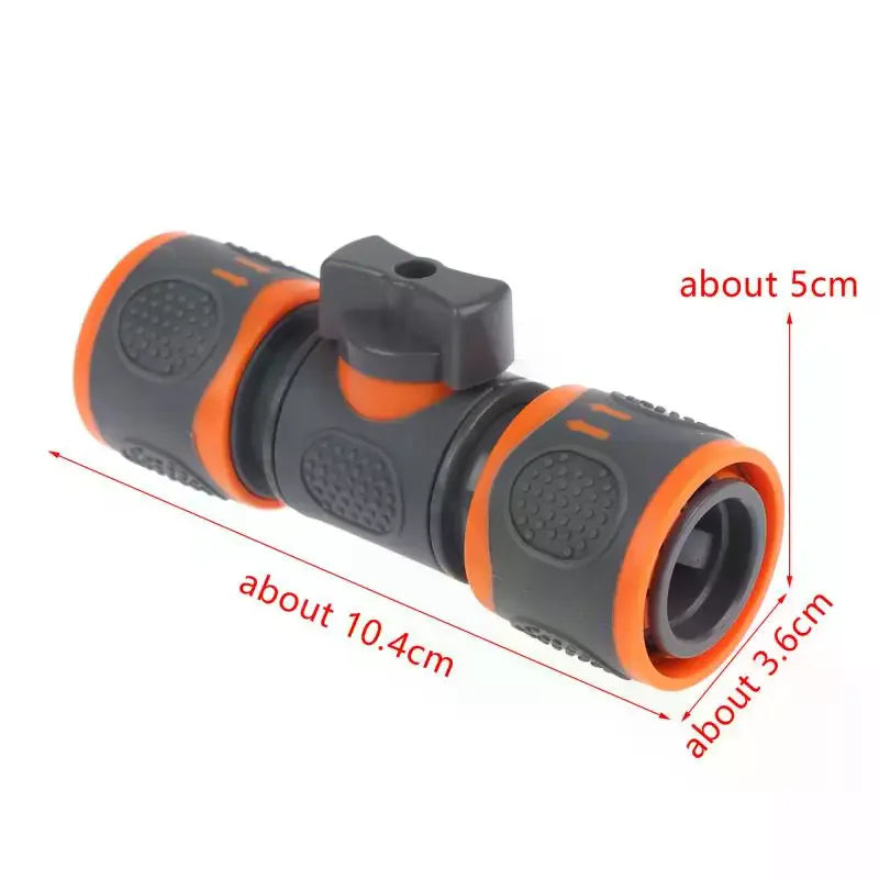 1PC Quick-connect Straight-through Valve With Switch, Quick-connect Water Pipe, Hose, Water Connector, Accessories Qme