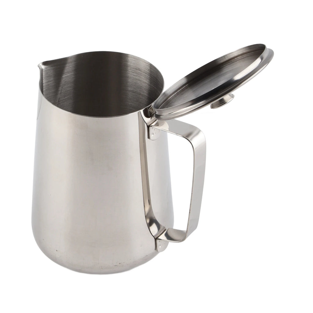 Coffee Milk Frothing Pitcher Jug 304 Stainless Steel Precise Scale High Quality Latte Barista Professional CafeUtensil for Home Qme