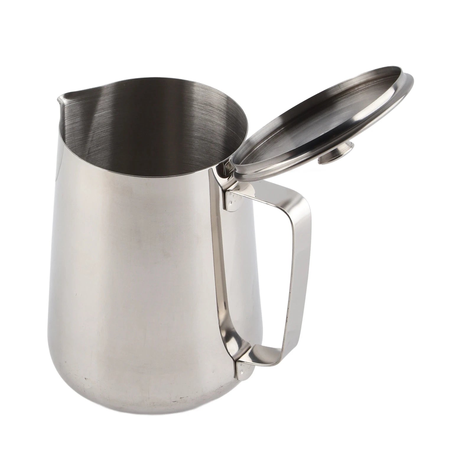 Coffee Milk Frothing Pitcher Jug 304 Stainless Steel Precise Scale High Quality Latte Barista Professional CafeUtensil for Home Qme