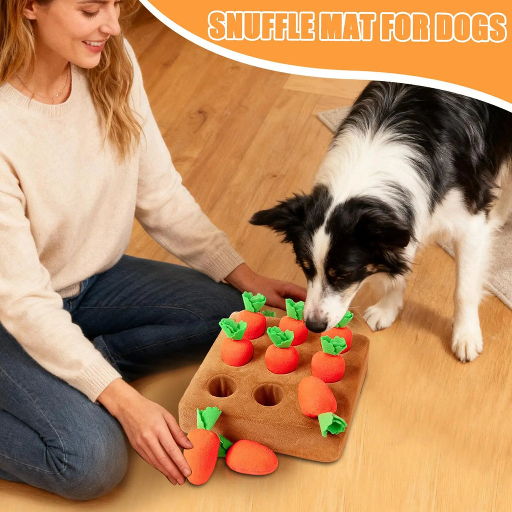 Snuffle Mat for Puppies Funny Enrichment Interactive Large Dog Enrichment Toys Snuffle Mat for Small Medium Large Senior Kitten Qme