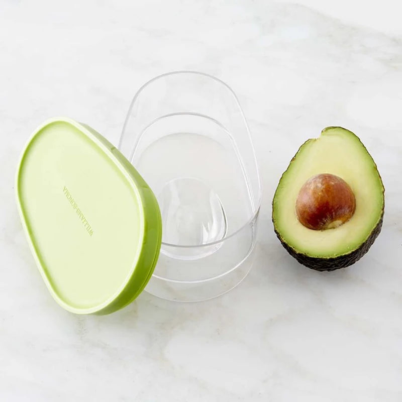 Avocado Food Storage Box Space Saver Plastic Fruit Container for Home Tool Kitchen Crisper Vegetable Organizer Bag Qme