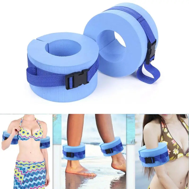 EVA Foam Swimming Float Ring Water Aerobics Aquatic Cuffs Ankle Arm Qme